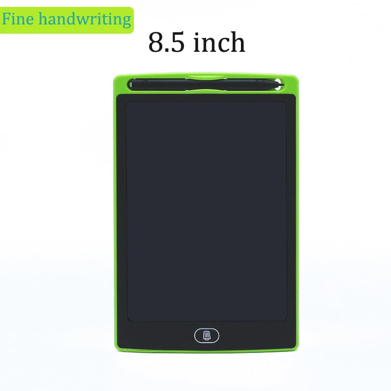 green 8.5 inch 8,5 ''портативный Смарт ЖК-планшет для письма, рисования, электронный блокнот, графическая плата со стилусом, ручка с батареей, подарок для детей - Цвет: green 8.5 inch