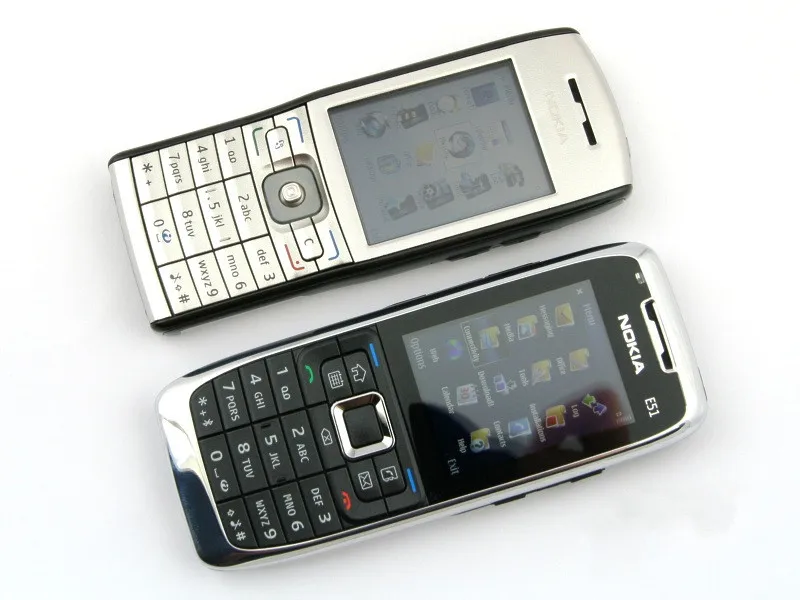 Оригинальный разблокированный мобильный телефон Nokia E51 Symbian OS 2 0 дюйма камера Мп 3G