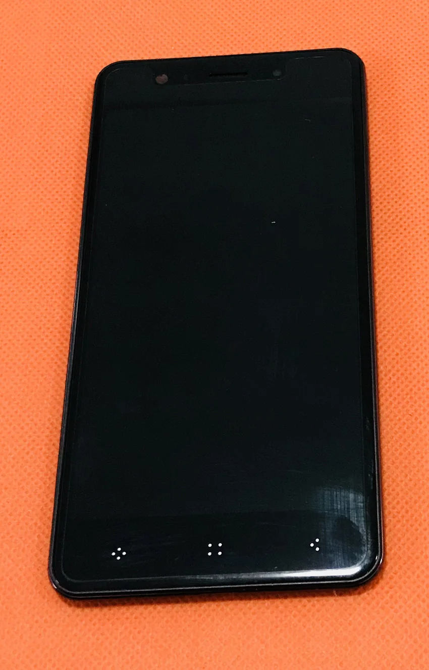 Б/у Оригинальный ЖК дисплей + дигитайзер сенсорный экран стекло рамка для Elephone P8