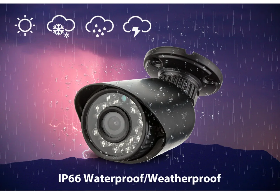 Золотой безопасности 5.0MP 48 в POE 8CH NVR комплект CCTV системы IP камера P2P ИК IP66 Открытый Всепогодный видео безопасности наблюдения