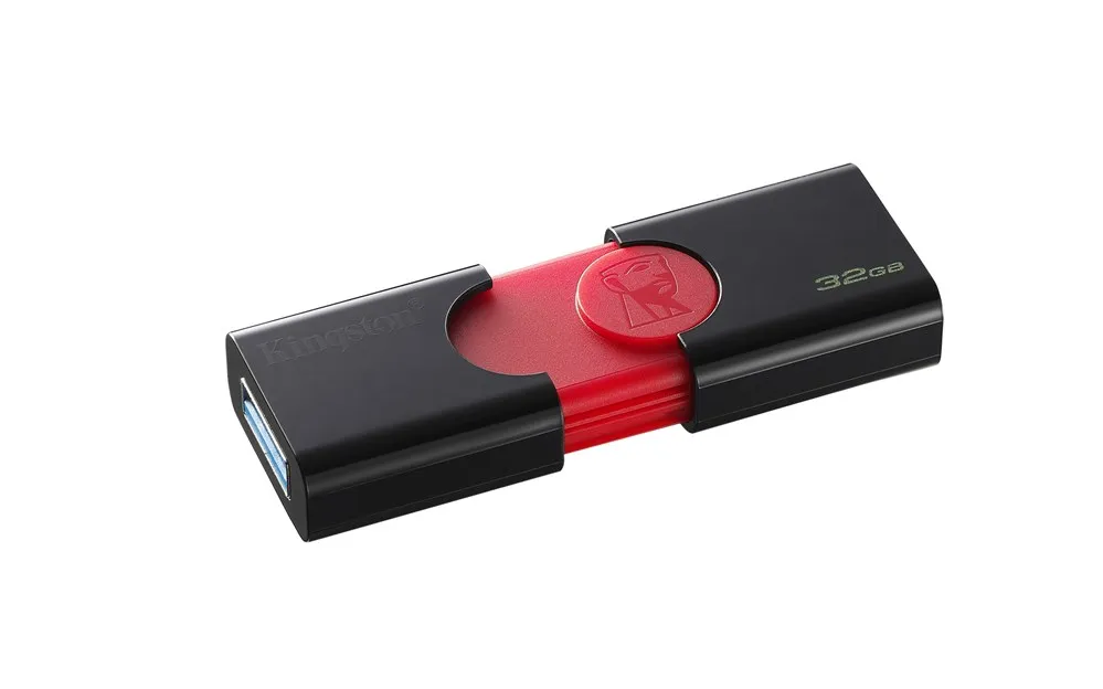 Kingston Technology DataTraveler 106 32 ГБ 3 0 (3 1 Gen 1) разъем USB Type-A слайд черный красный | Компьютеры и