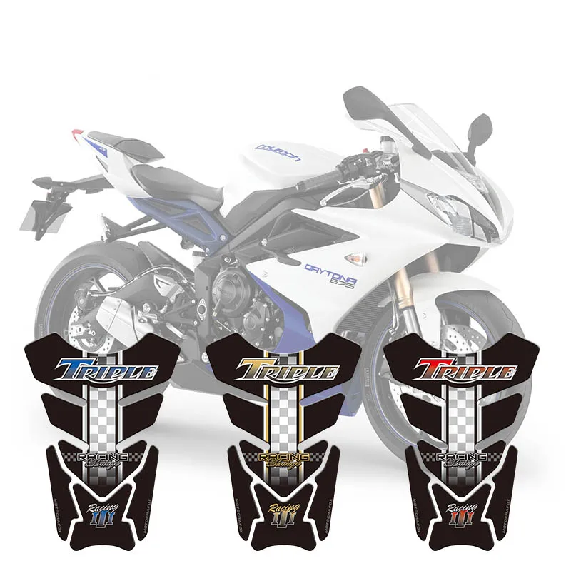 3D защитная накладка на бак мотоцикла Стикеры бака наклейка для Triumph Скорость Street