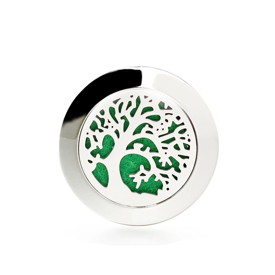 20 мм из нержавеющей стали Древо жизни круглый ароматерапия/эфирное масло