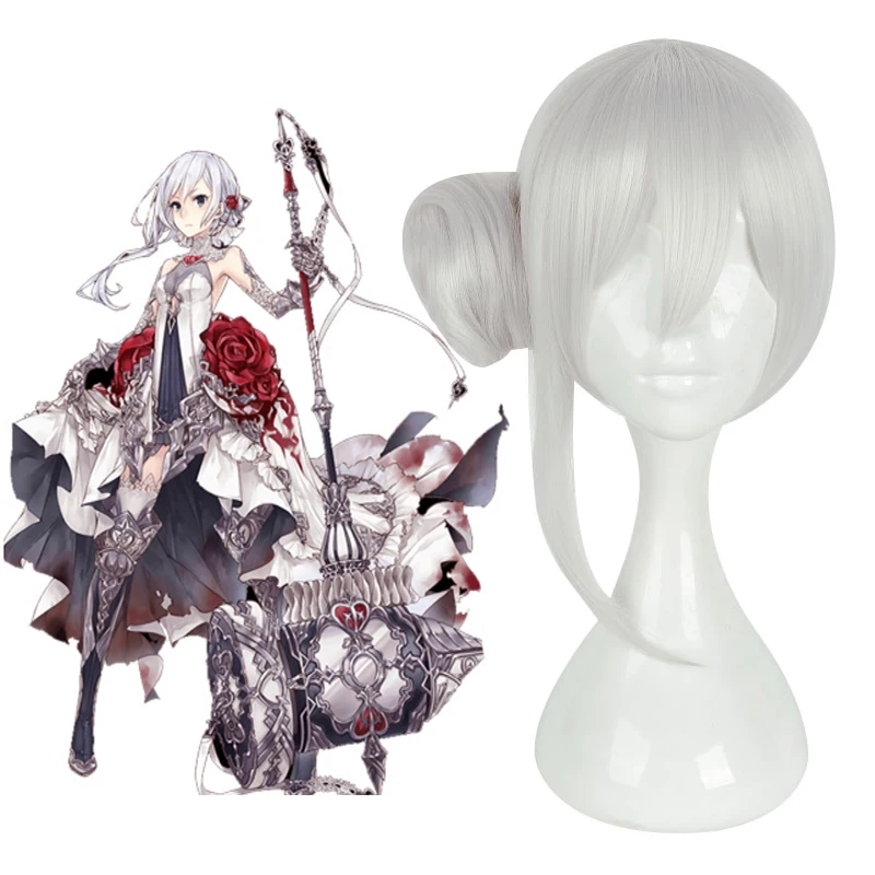 

New Game SINOALICE Cosplay Wigs Snow Cosplay Wigs Halloween Carnival Party Cosplay Women Wigs