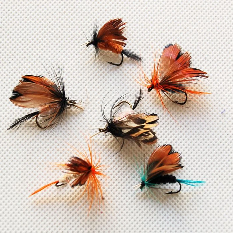 Новый 12 Шт./компл. Fly Рыбалка Искусственные Приманки Насекомых Biomimetic Рыболовный