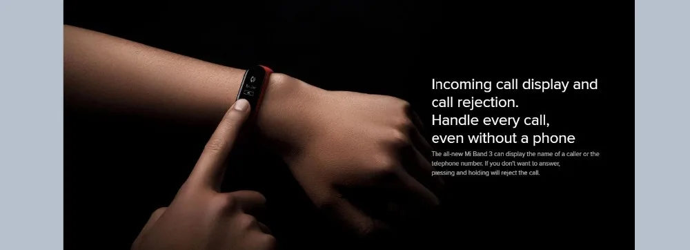 Xiaomi mi Band 3 mi band 3 умный браслет с черным оранжевым синим сенсорным экраном фитнес-трекер для измерения сердечного ритма водонепроницаемый
