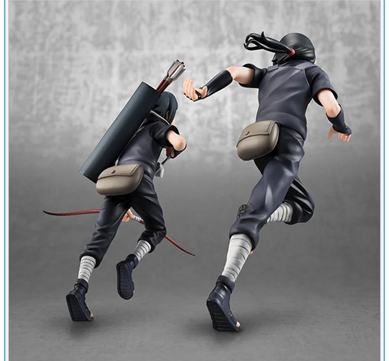 MCR Anime 18cm Naruto Uchiha Itachi Sasuke Action figure toys doll Christmas gift with box | Игрушки и хобби