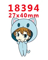 18394 30 шт мультяшный персонаж плоское украшение из смолы PR 18049 - Цвет: 18394