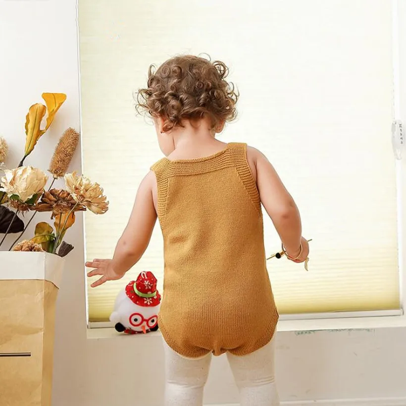 Комбинезон для новорожденных хлопковый трикотажный комбинезон с рождественским