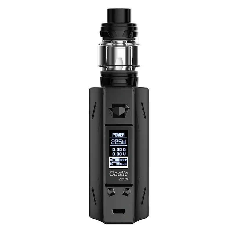 225 Вт Vape комплект квадроциклы замок Смарт термоконтроль вэйпинга 3 мл заполнение