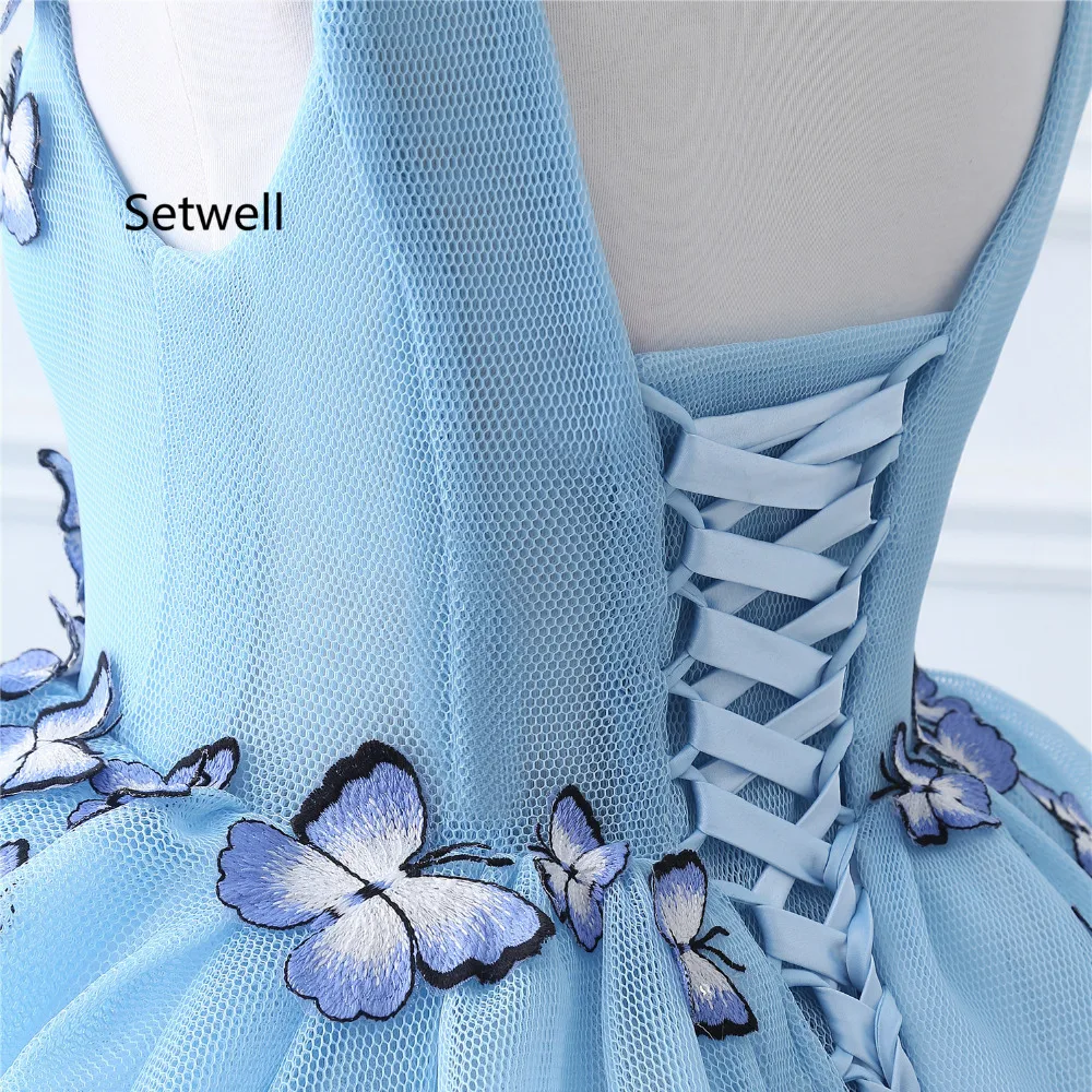 Setwell Новая мода 3-D Свадебные платья с аппликацией развертки поезд бальное платье