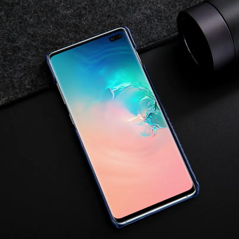 Чехлы для телефонов samsung Galaxy S10 Plus Funda подлинное покрытие для samsung Galaxy S10 чехол с узором головы крокодила чехлы из воловьей кожи