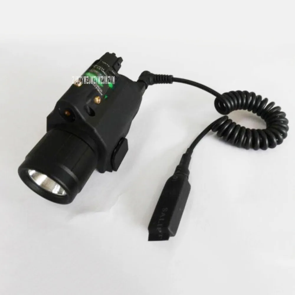 Охотничья оптика M6 тактическая светодиодная вспышка Зеленый Лазерный