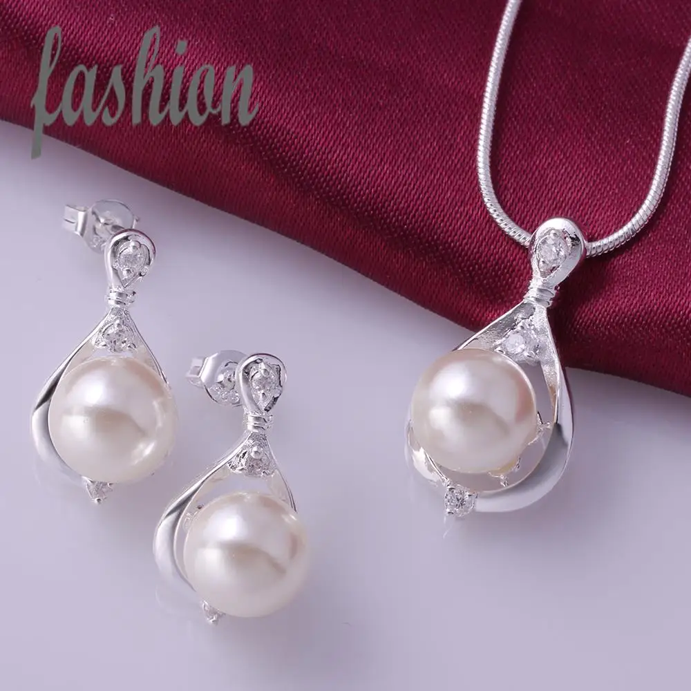 2016 Новый дизайнерский комплект ювелирных изделий с серебряным покрытием дешевые