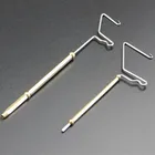 Два размера, ротационный хлыст, отделочный встроенный наполовину зацепка из лучшего латунного материалаустройство для завязывания узлов и инструменты для завязывания мушек, приманки для макияжа