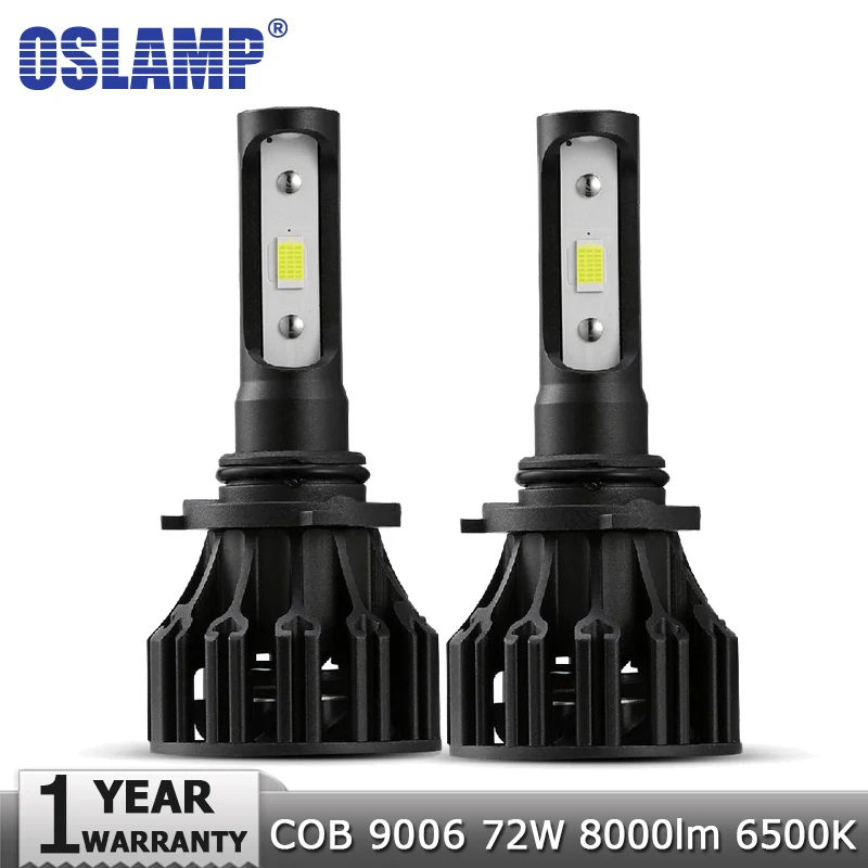 1 пара автомобисветодиодный светодиодные лампы 72 Вт 9006 лм 6500 К 12 В|Передние LED-фары