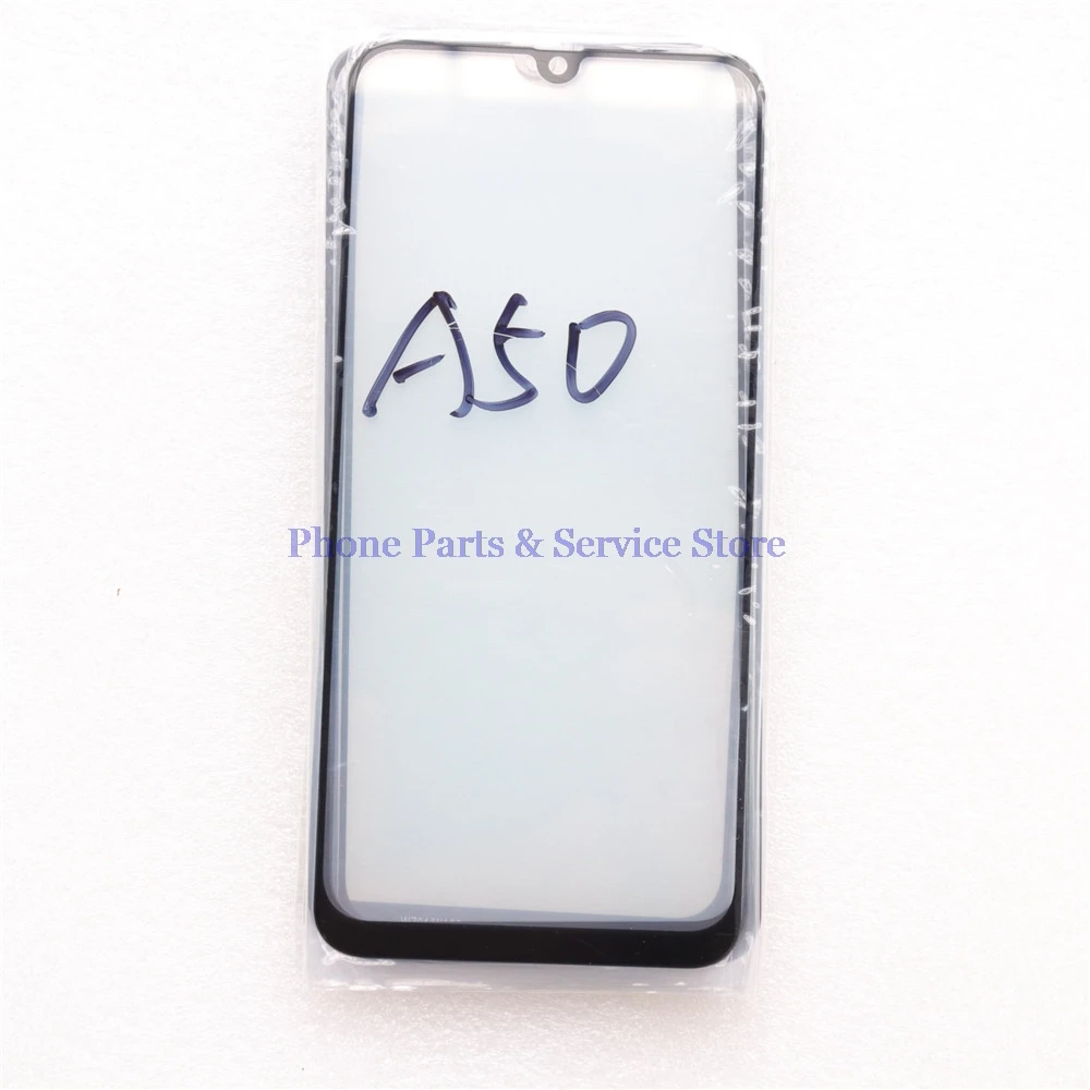 10 шт для samsung Galaxy A10 A20 A50 A60 A70 A80 A90 M10 M20 M30 внешнее стекло ЖК-дисплея объектив Сенсорный экран передняя Стекло крышка