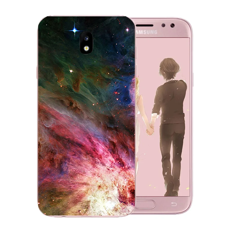 For Galaxy J7 2017 Phone Case Soft TPU High Quality Horse Pattern Capa for EU J730 730 J730F/DS J730FM/DS SM-J730FM Funda |