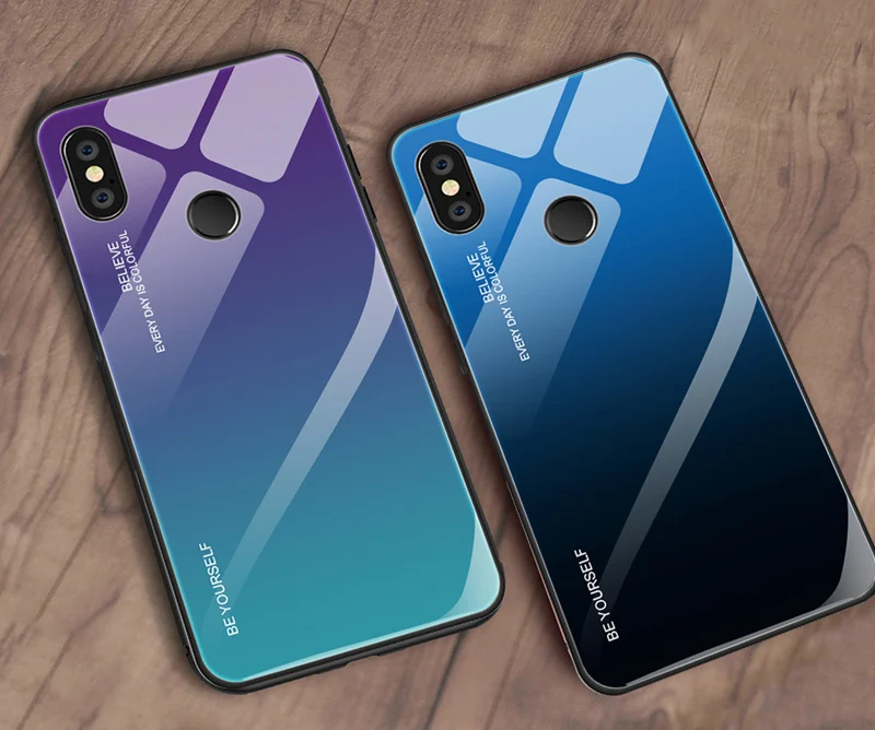 Стеклянная задняя крышка для телефона IQD для Xiao mi Red mi 6A 5 plus Note5 6 Pro mi 8 6X 5X Max3 8 lite Pocophone F1 защитный чехол бампер из ТПУ
