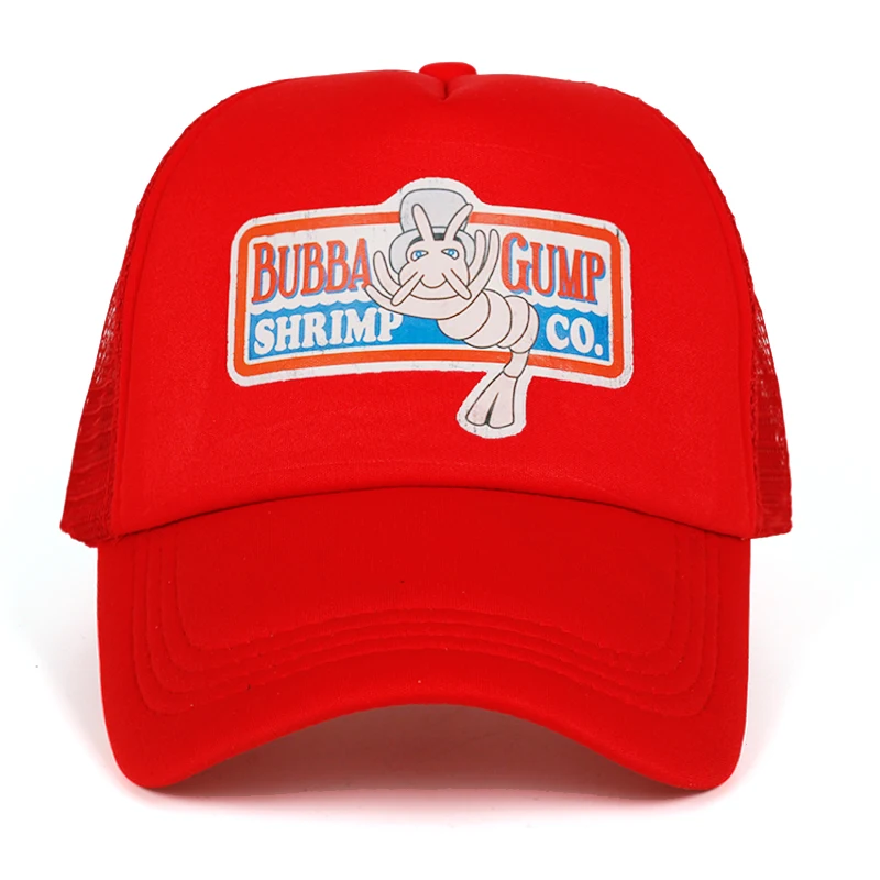 Новинка года. Бейсболка BUBBA GUMP. Бейсболка для мужчин и женщин. Спортивная летняя бейсболка. Регулируемая Кепка Forest Gump