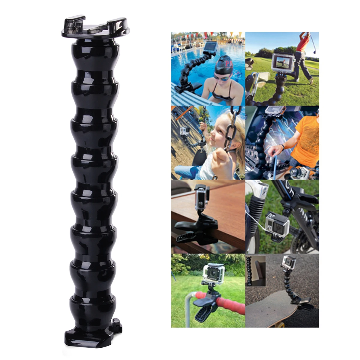 Гибкий Кронштейн Гусиная Шея Шеи Ручка Монопод для GoPro Hero 2 3 + 4 OS154 |