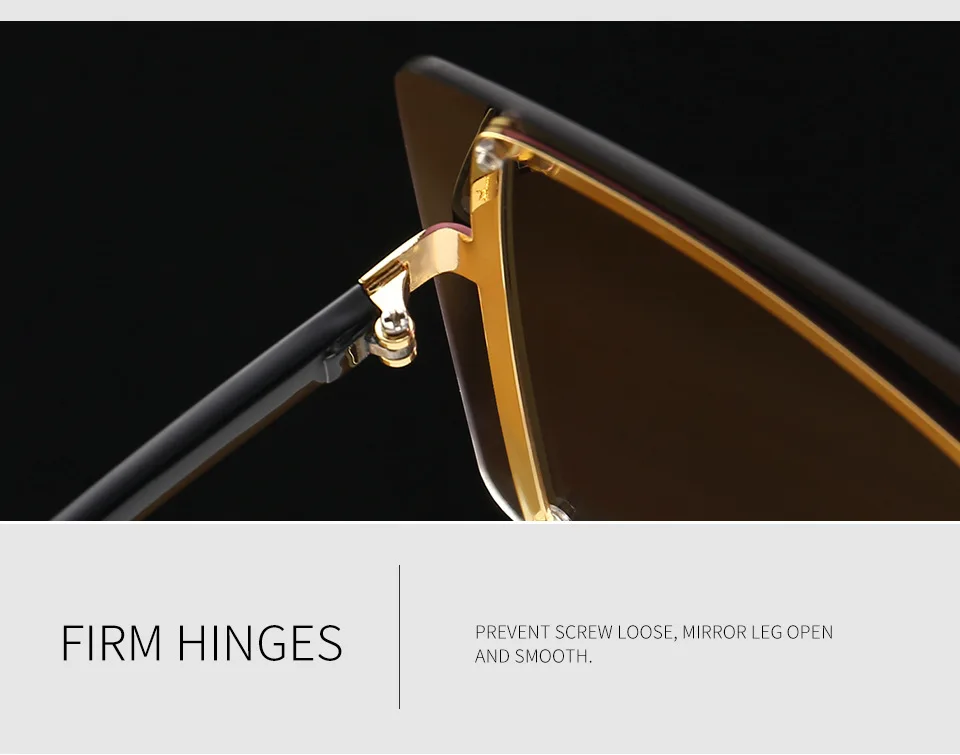 Italian Luxury Gradient Sunglasses Women Trendy Brand One Piece Sun Glasses Rimless Oversized Frame Female Shades UV400