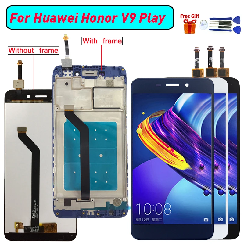ЖК дисплей для Huawei Honor 6C Pro V9 Play дигитайзер в сборе модуль экрана|Экраны мобильных