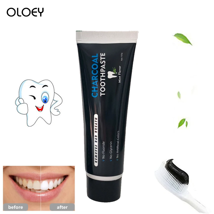 OLOEY 100 г бамбуковый древесный уголь зубная паста отбеливание зубов здоровье
