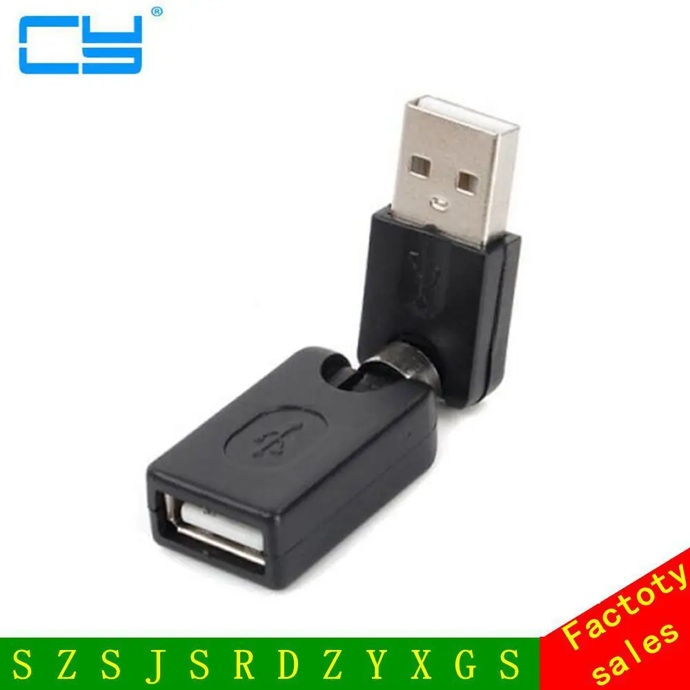 

Поворот на 360 градусов Поворотный угол USB штекер-USB гнездо Кабельный адаптер