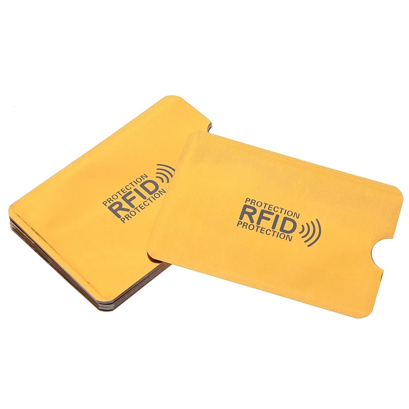 H01 10 шт. анти кредитная карта, RFID держатель банк чехол для удостоверения личности Обложка держатель идентификационный протектор чехол Портативный визитные карточки держатель для карт - Цвет: H01