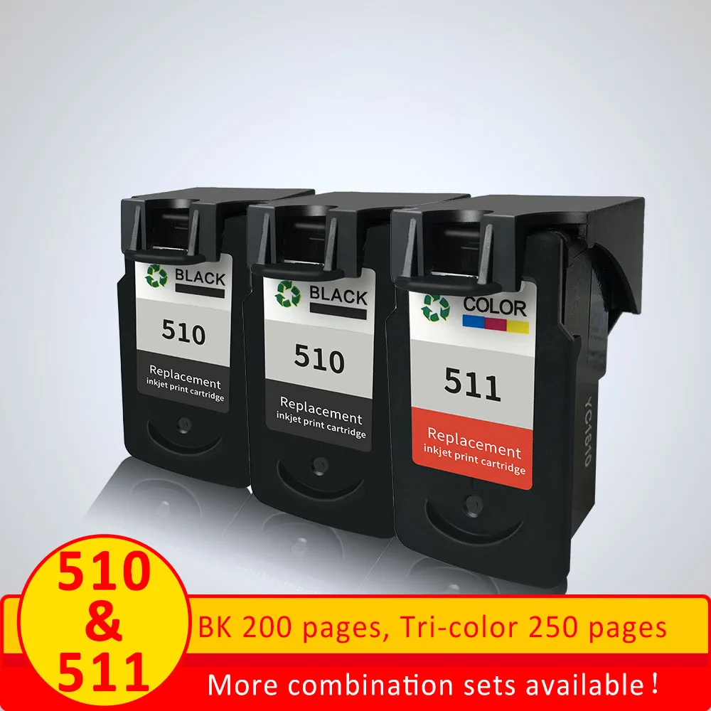 XiangYu pg 510 CL 511XL картридж для Canon PG 511 PG510XL совместимый с MP230/MP2510/MP250/IP2700|Чернильные