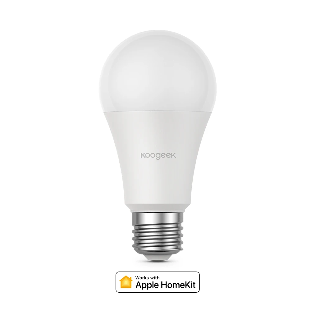 Koogeek 7 Вт умный Белый светодиодный Wi-Fi светильник лампа для Alexa Apple HomeKit и Google Assistant Голосовое управление приложение дистанционного управления 560LM 3000K