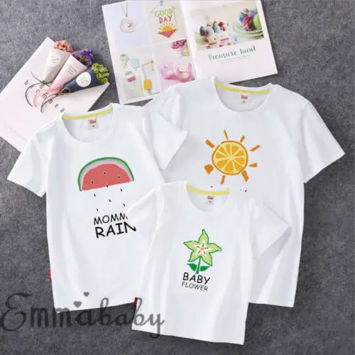 2019 одинаковая семейная одежда для мамы дочки женщин девочек детей футболка Топы