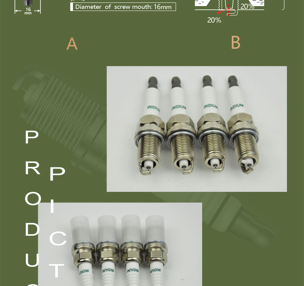 4 шт. sk20r-11 90919-01210 sk20r11 Иридиевые свечи зажигания для Тойота Лексус 9091901210 sk20r 11 90919 01210
