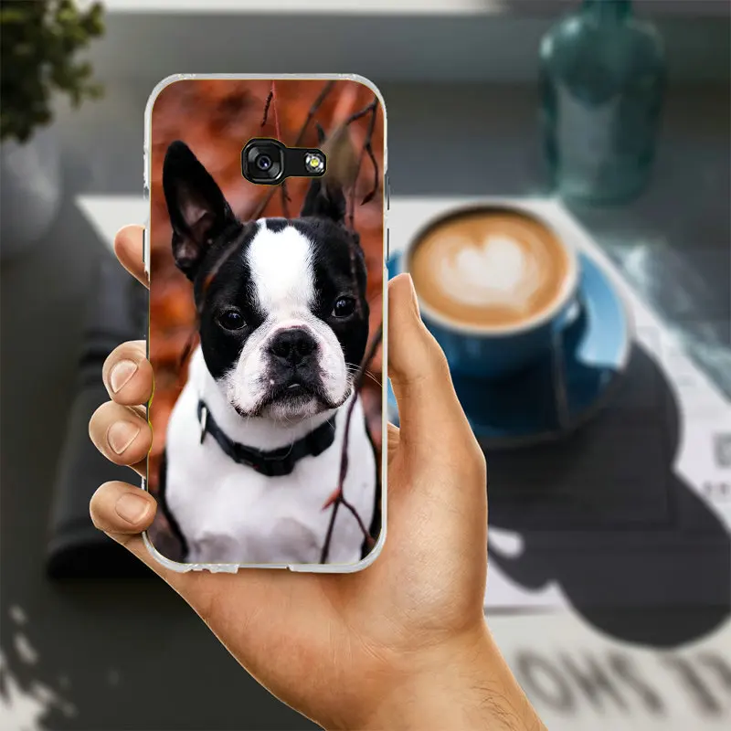 Французский бульдог щенок в масках Frenchie Мягкие силиконовые телефон чехлы для