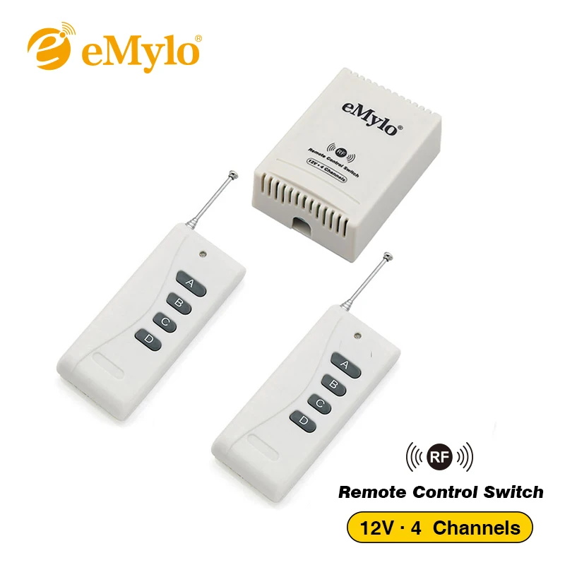 EMylo DC 12 В RF беспроводной переключатель дистанционное управление выключатель