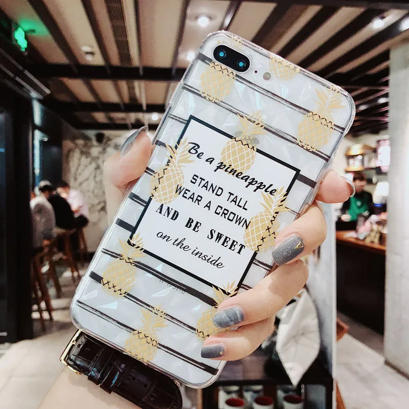 Diamond зерна круто Планета Звезда чехол для телефона iPhone6 7 8 Plus X золотой ананас
