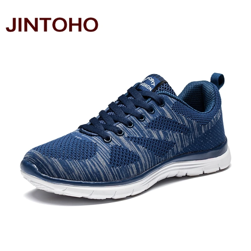 JINTOHO 2019 новые Брендовые мужские кроссовки для бега дышащие тренировок уличные