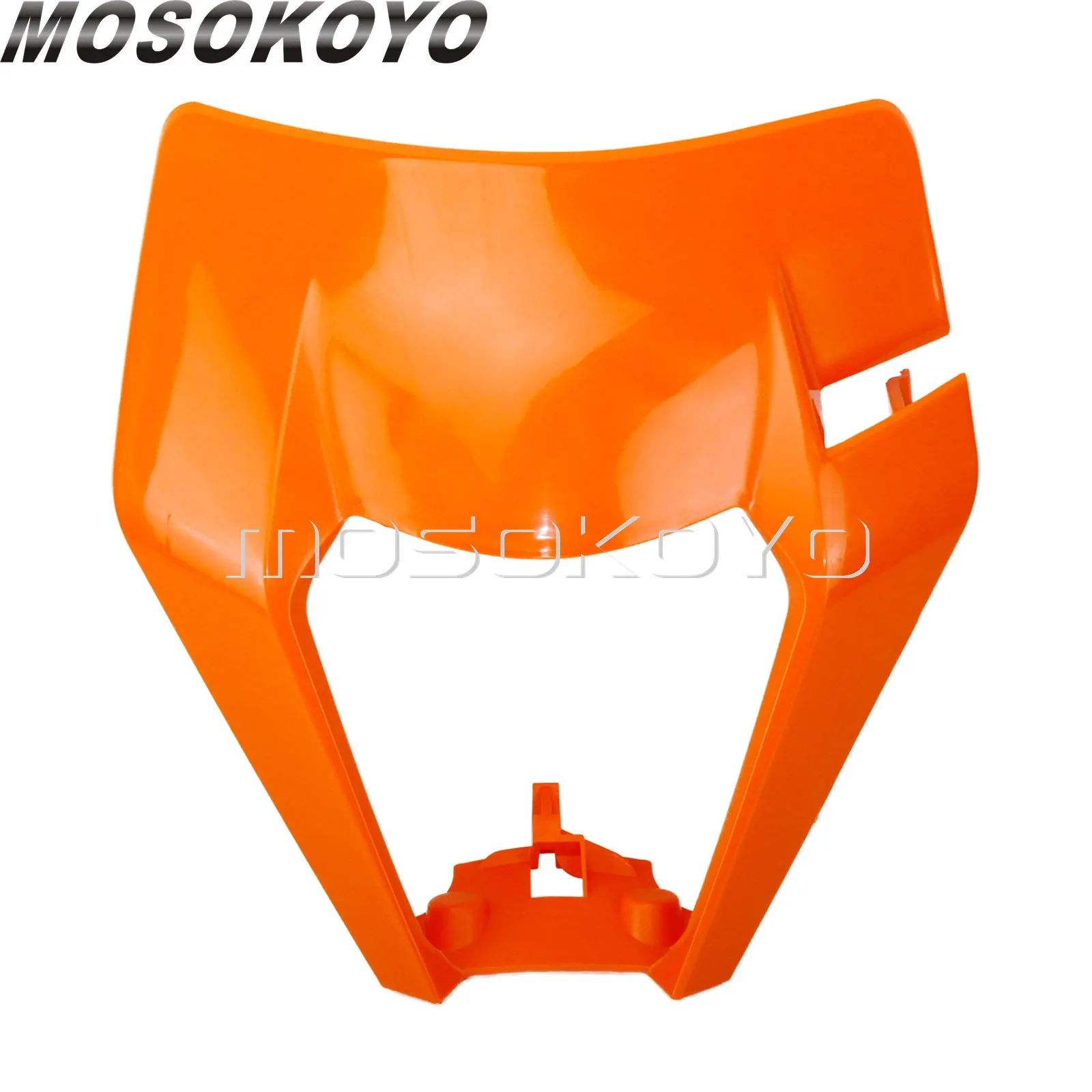 Motocross Orange LED Headlight Cover Lighthouse Shell Modified Head Lamp Housing for KTM Husqvarna EXC FE TE TX FC XCF 125-501