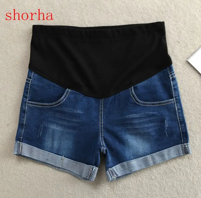 Беременности и родам джинсовые шорты летние демисезонные штанишки прямого