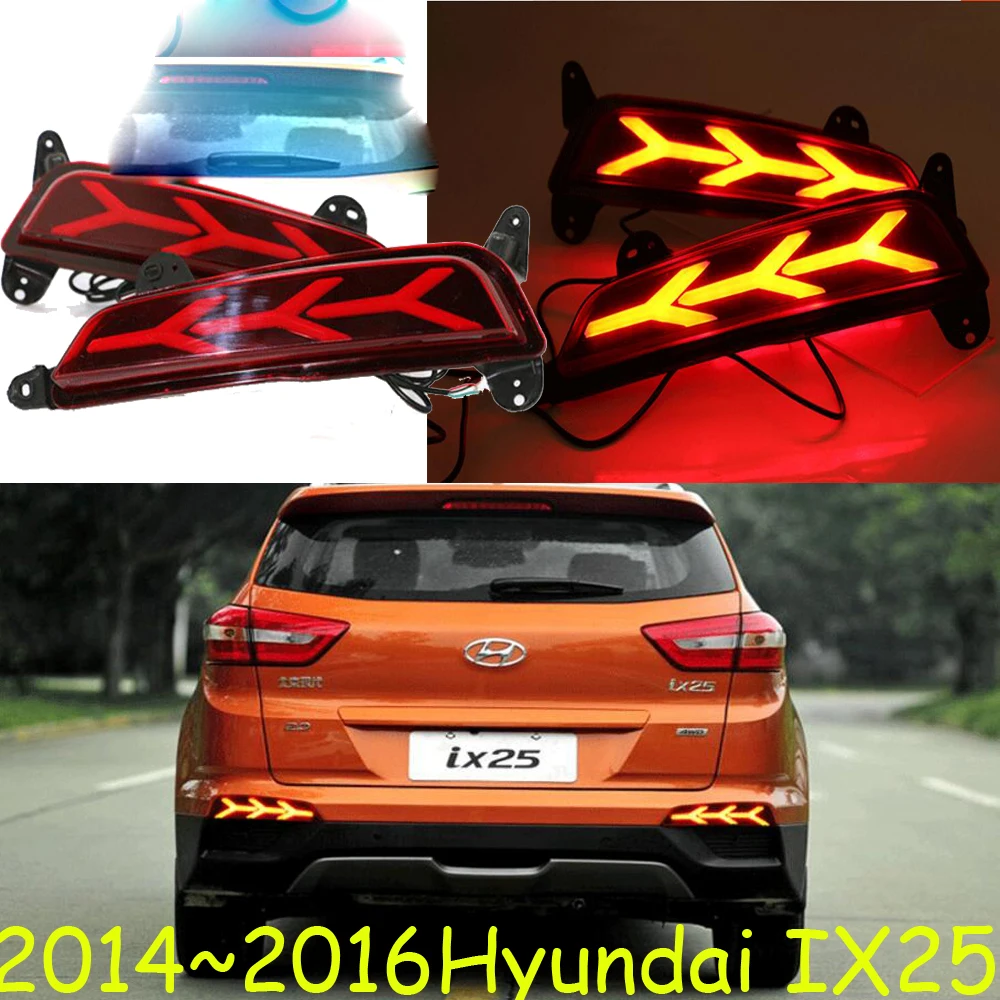 

Задний фонарь для автомобильного бампера для Hyundai IX25, задний фонарь creta светодиодный светодиодные автомобильные аксессуары, задний фонарь для Hyundai IX25, противотуманный фонасветильник, 1 комплект