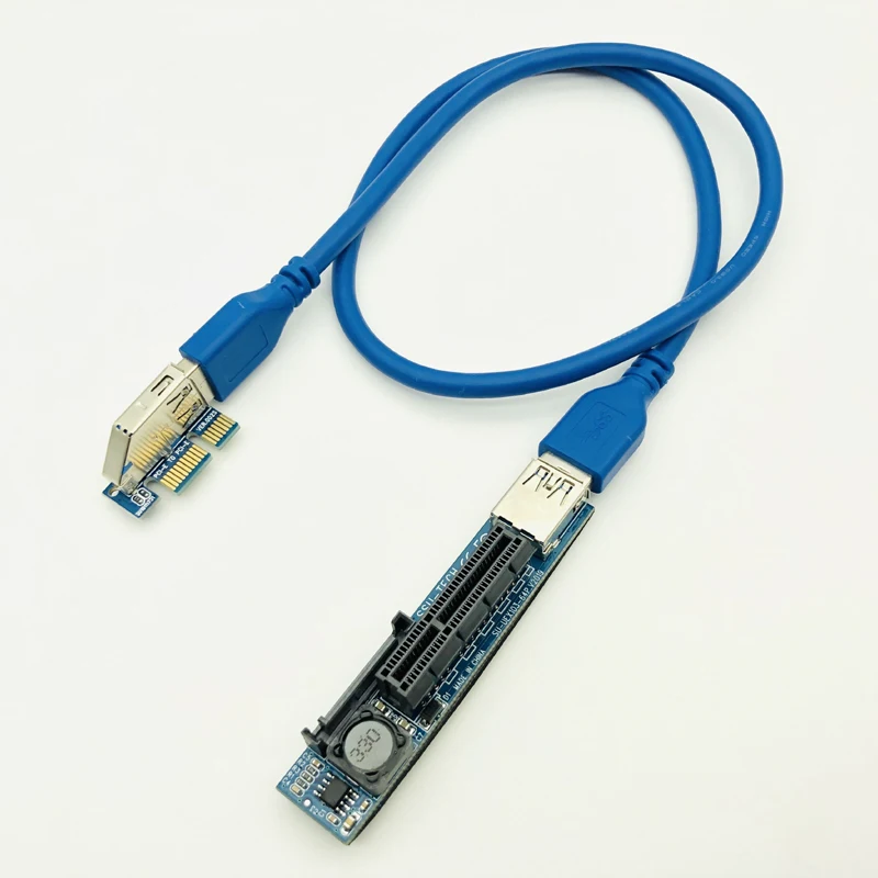 Adapter PCI Express USB 3.0 Raiser Extender PCIE Riser PCI-E Computer Accessories Desktop Card E for Video | Компьютеры и офис