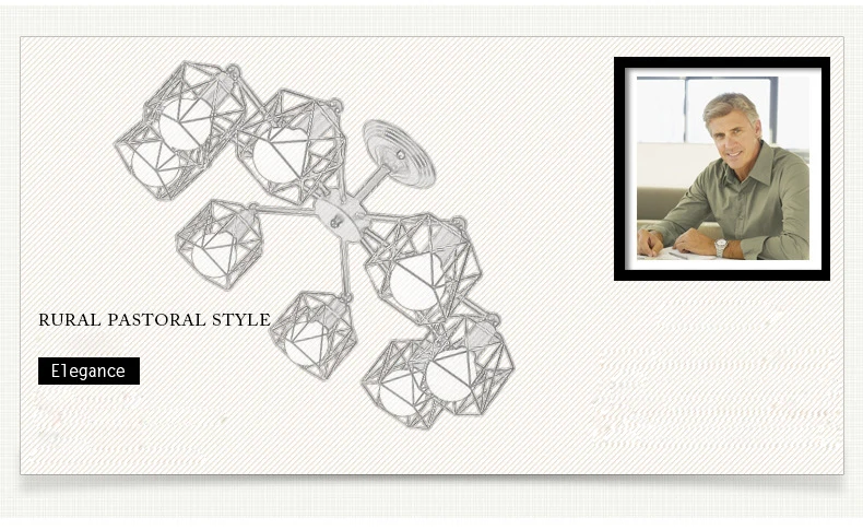 Подвесные светильники для гостиной в скандинавском стиле Современная железная