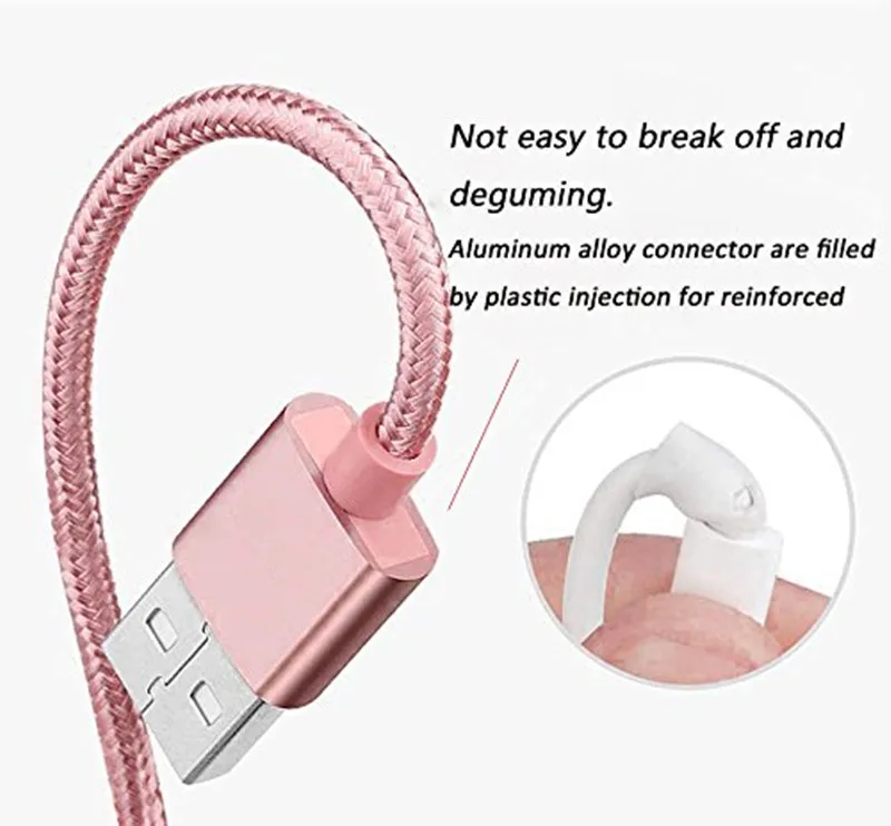 8 контактный кабель для передачи данных iphone 6 7 X XS 5V 2A Type C USB быстрой зарядки Samung A50