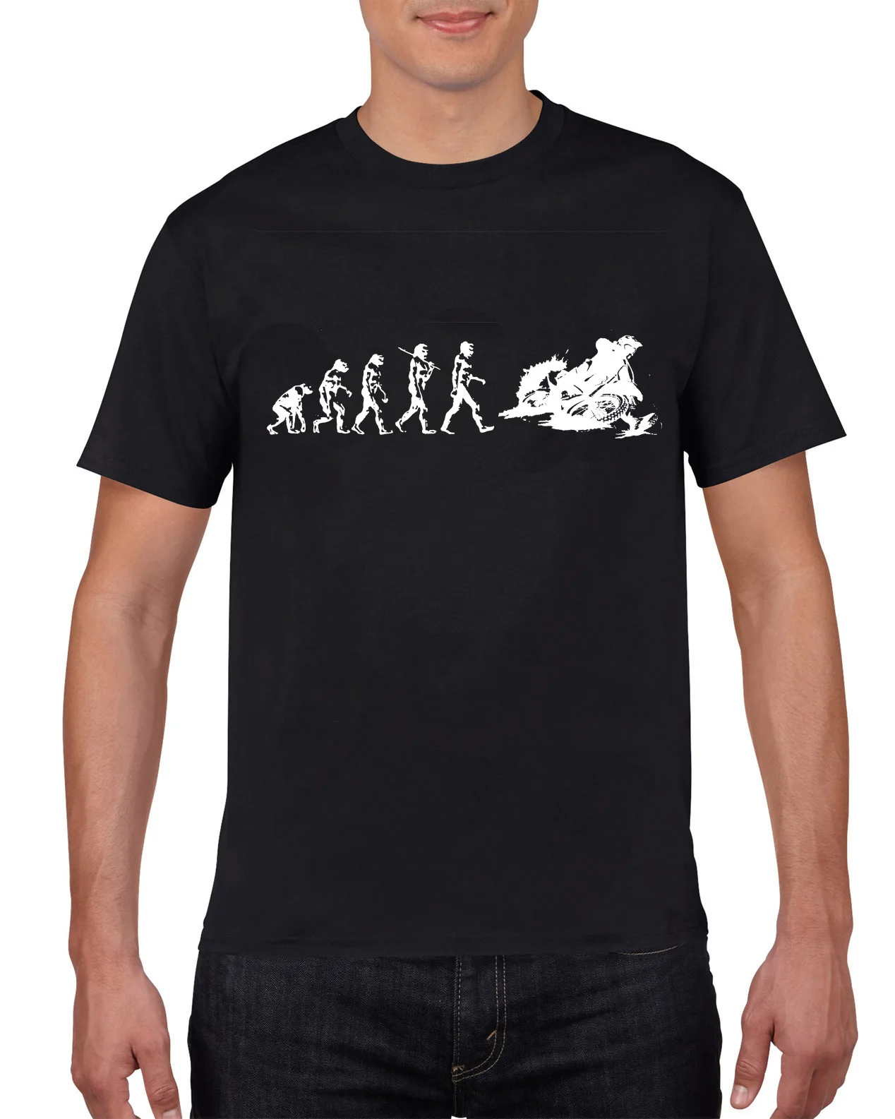 

2019 Hot sale T-Shirt Motocross EVOLUTION Many Colours "digital printing directly"