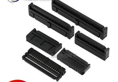 

10set FC-6P FC-8P FC-10P FC-14P FC-16P To FC-40P IDC Socket 2x5 Pin Dual Row Pitch 2.54mm IDC Connector 10-pin cable socket