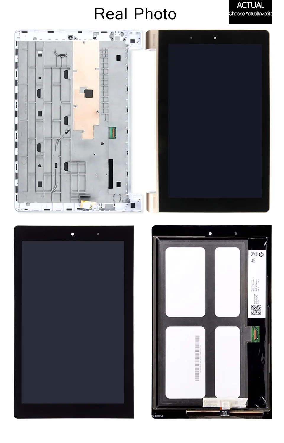 Для нового lenovo Yoga 10 B8080 B8080-F B8080-H Замена ЖК-дисплей сенсорный экран+ рамка сборка золото серебро