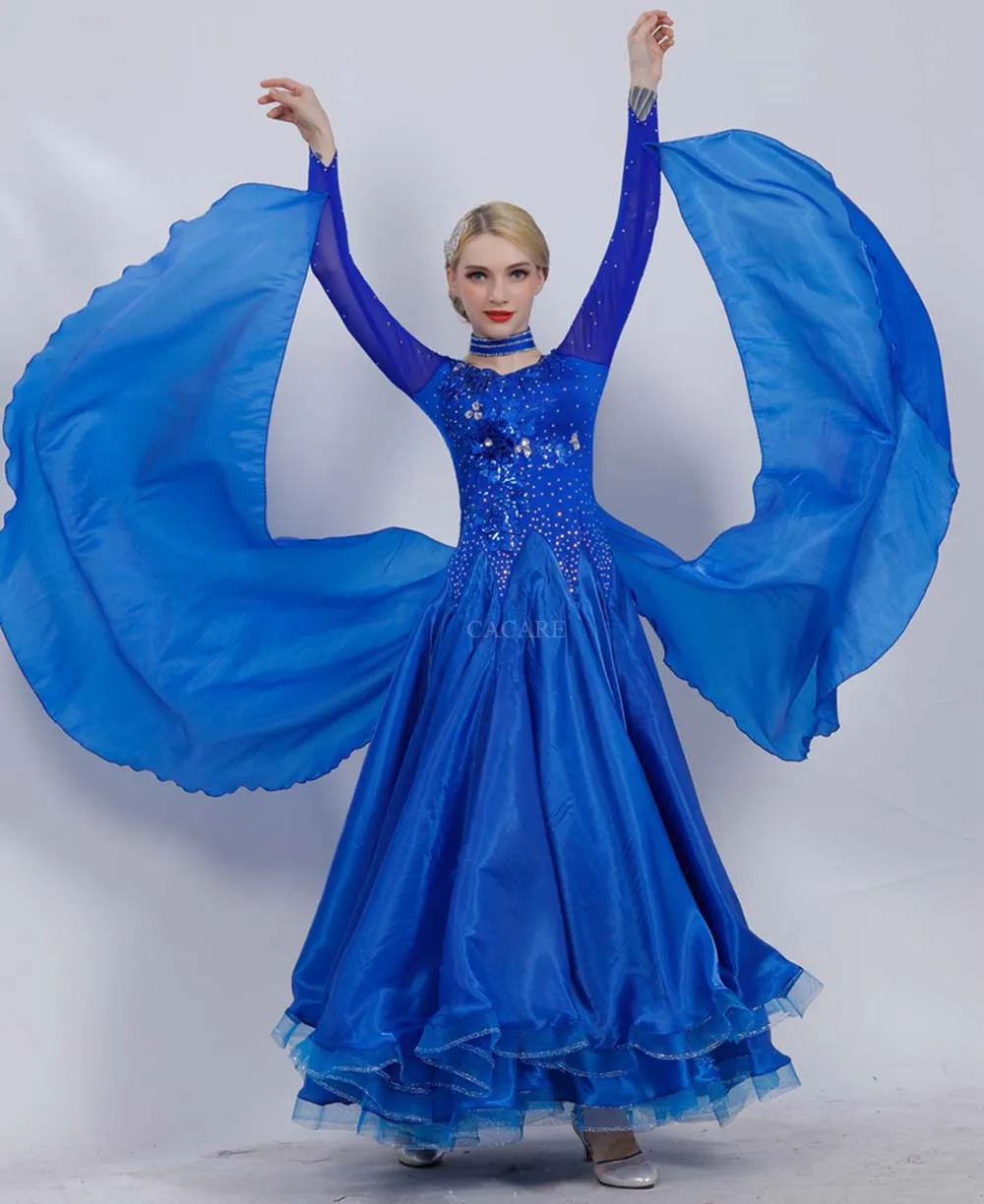 CACARE платья для конкурса бальных танцев стандартные Бальные вальса костюмы на