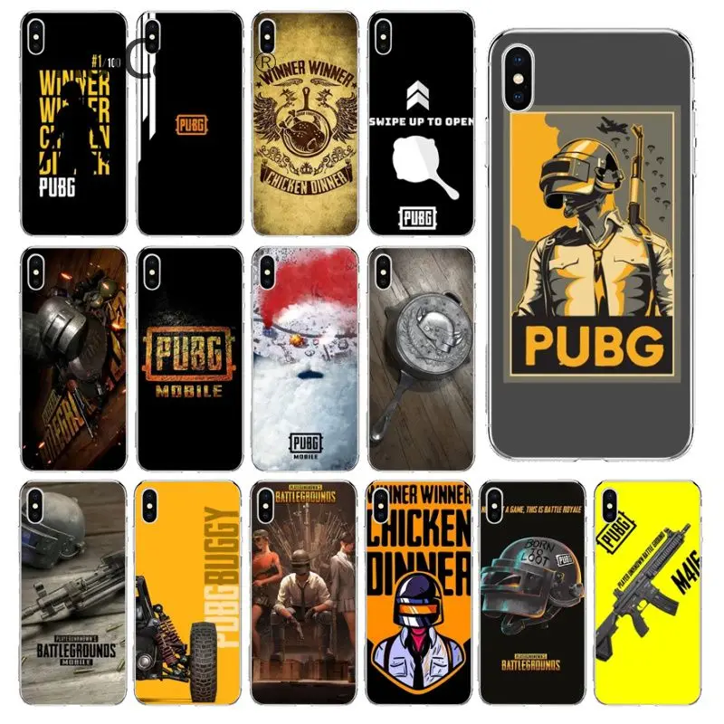 Ruicaica Game PUBG прозрачный мягкий силиконовый чехол для телефона из ТПУ iPhone 8 7 6 6S Plus 5 5S