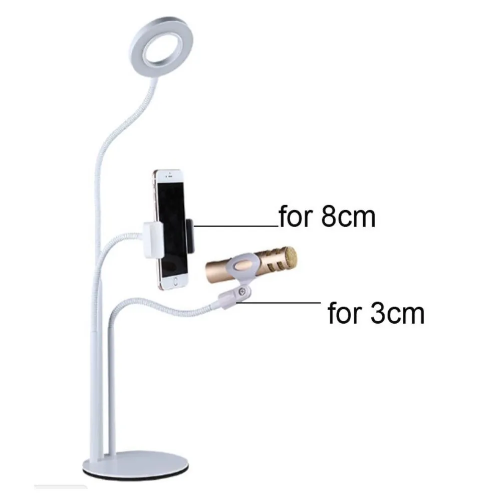 3in1 держатель телефона селфи кольцо света мобильный клип Красота кронштейн